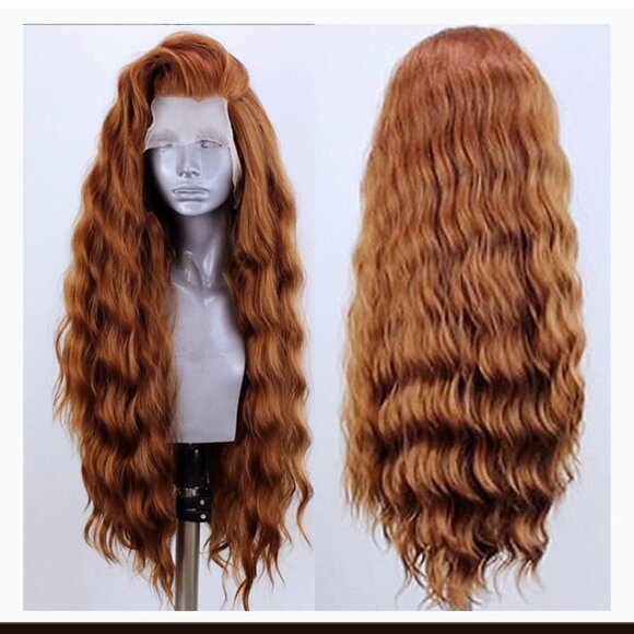Lace front auburn brown wig - Picture 1 of 2